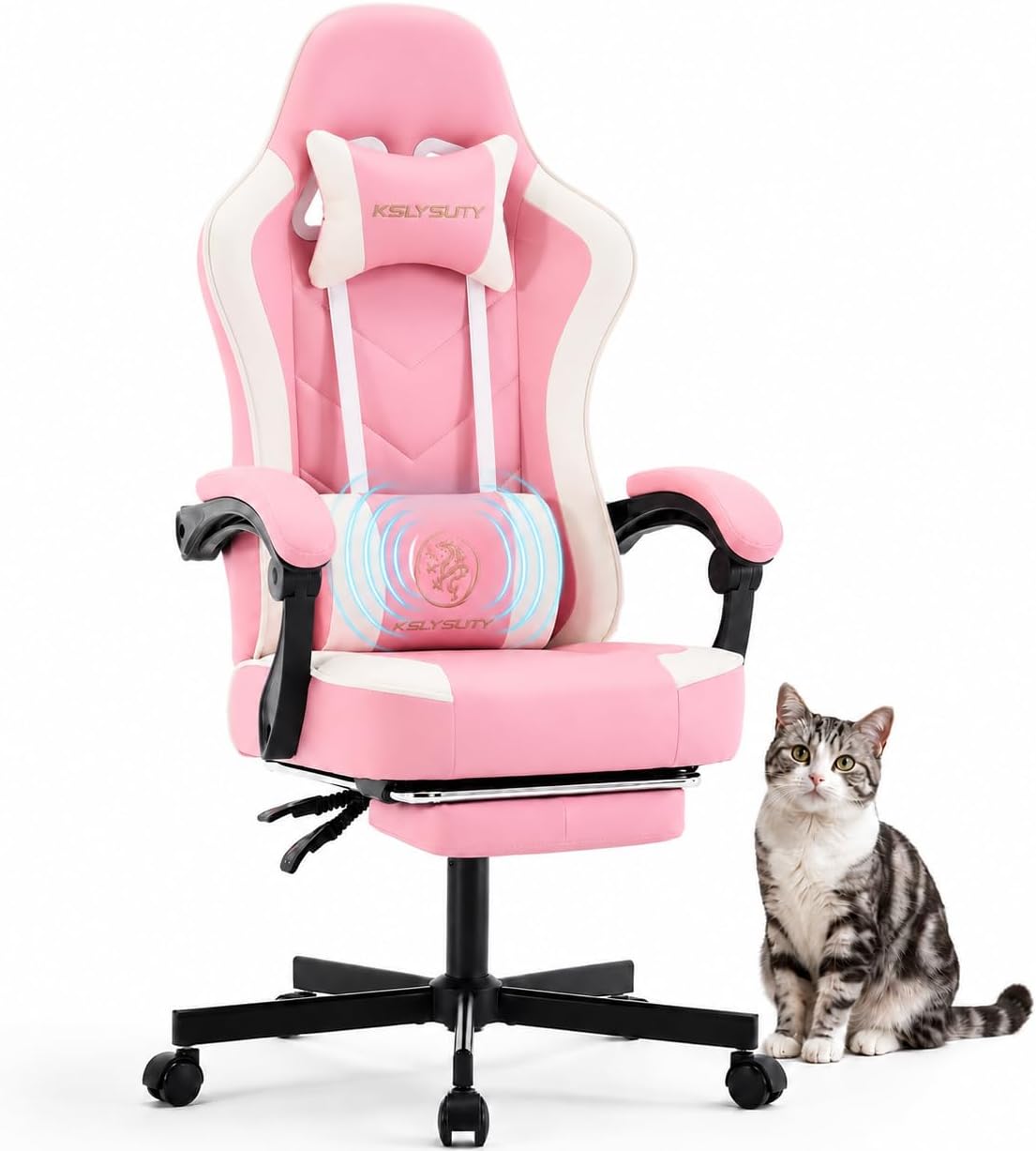 Gaming Chair - Эргономичное игровое кресло с высокой спинкой,