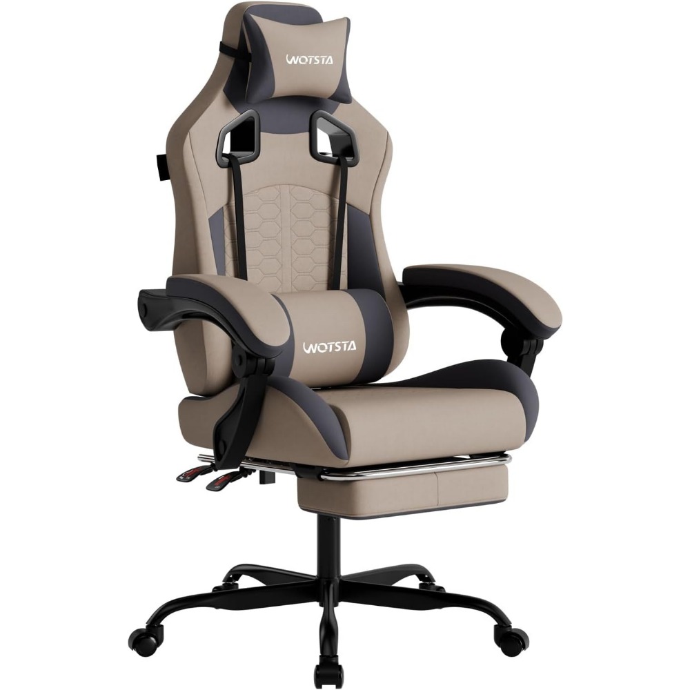 Gaming Chair - Эргономичное игровое кресло с массажем, подставкой