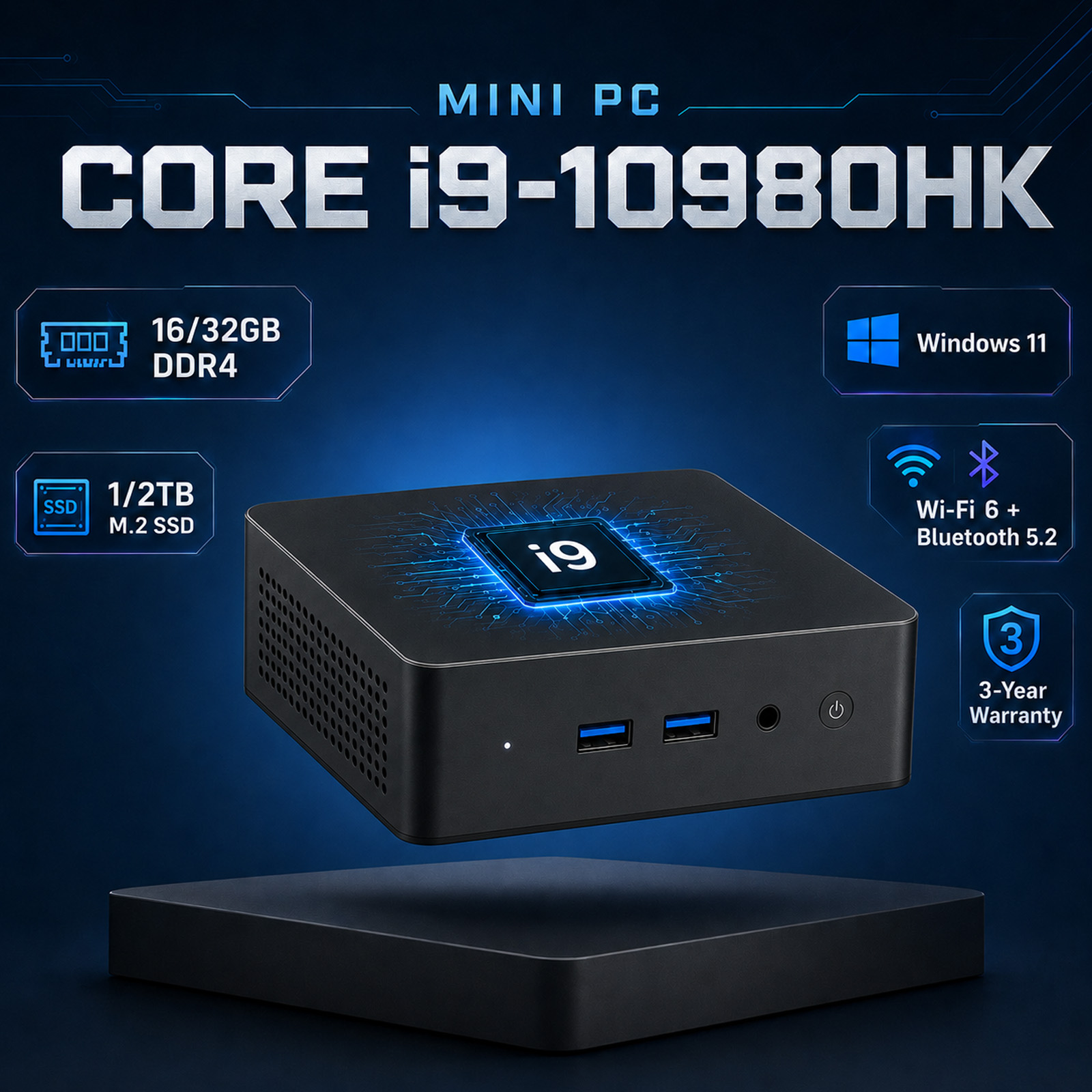 Мини-ПК с Windows 11, Intel Co – обзор и цена Pc Gaming Ram 32Gb