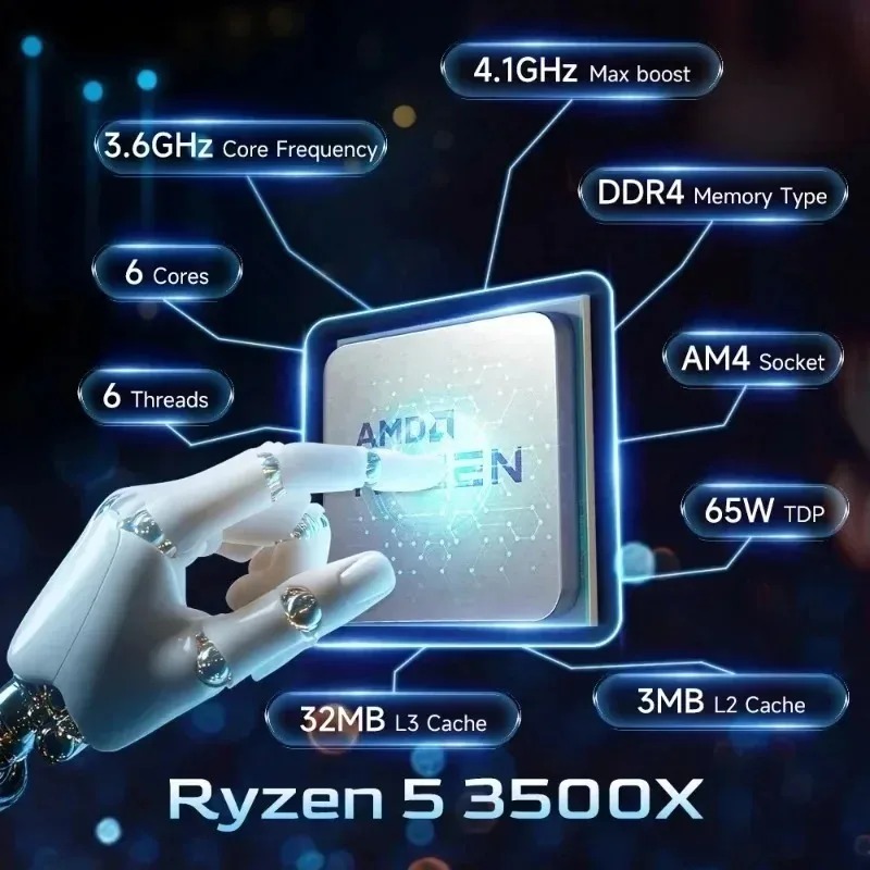 AMD R5 3500X – абсолютно новый – обзор и цена Amd Cpu Ryzen 5