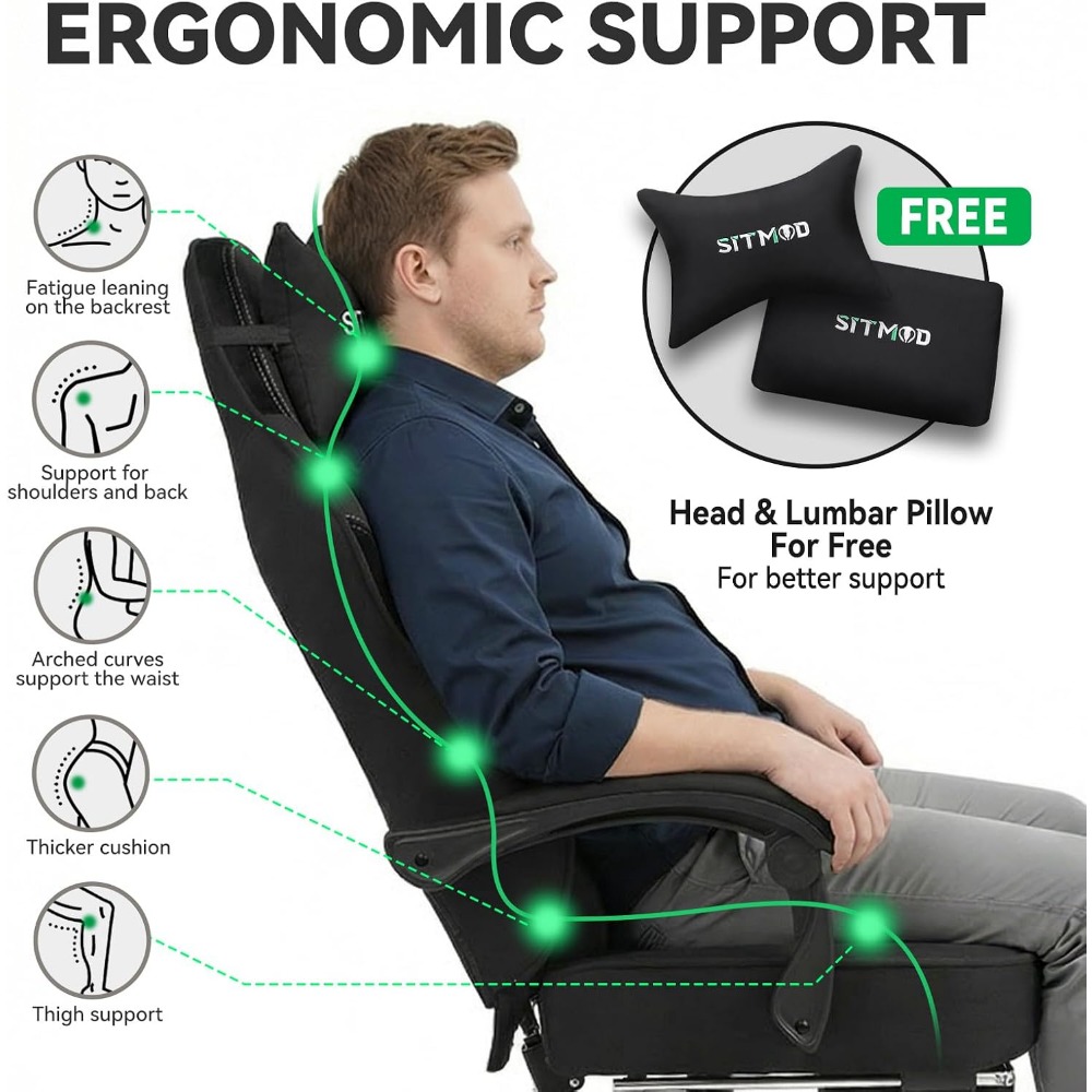 Эргономичное игровое кресло с  – обзор и цена Gaming Chair