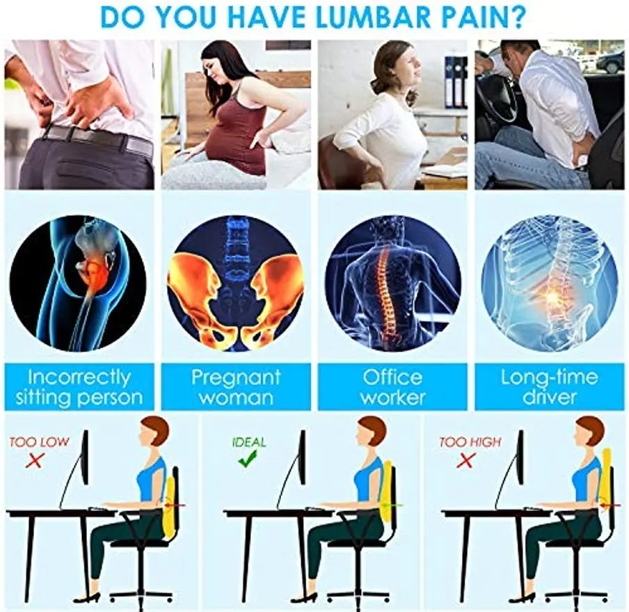Подушка для поддержки поясницы – обзор и цена Gaming Chair Lumbar Pillow
