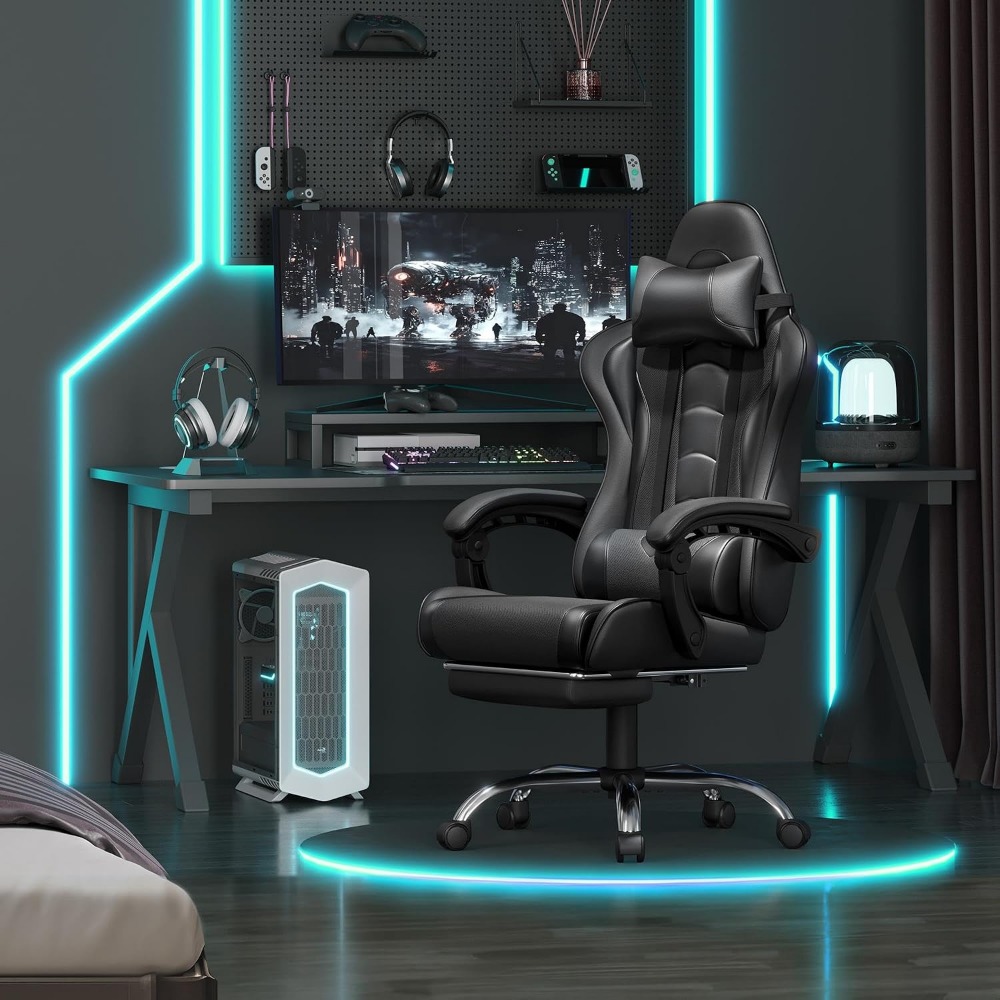 Удобное игровое кресло из иску – обзор и цена Gaming Chair Lumbar Pillow
