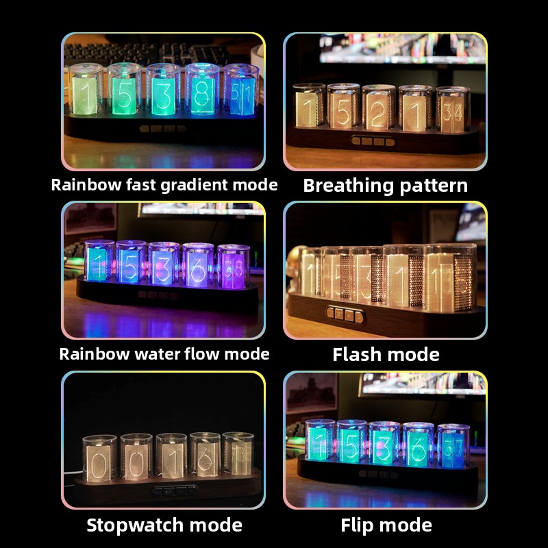 RGB LED-часы Nixie Tube для ге – обзор и цена Pc Gaming Youtube