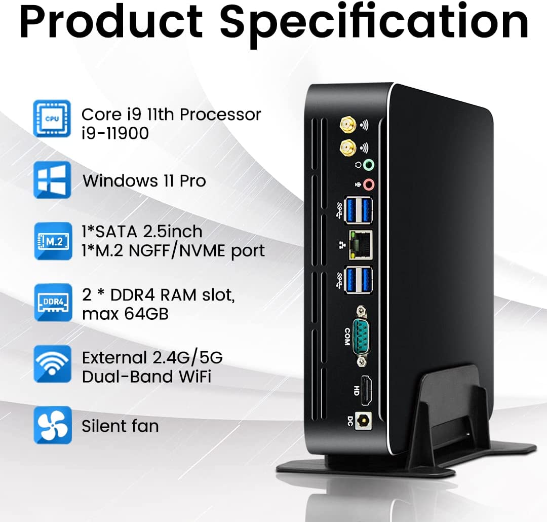 Мини-ПК Partaker 11-го поколен – обзор и цена Pc Gaming Intel Core I7