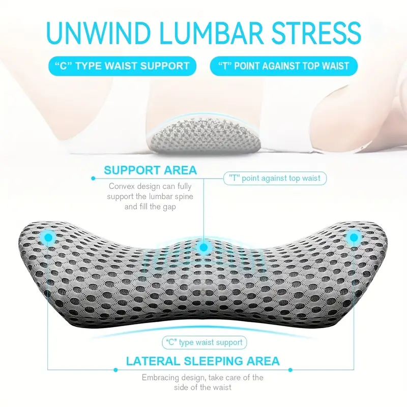 Эргономичная поясничная подушк – обзор и цена Gaming Chair Lumbar Pillow