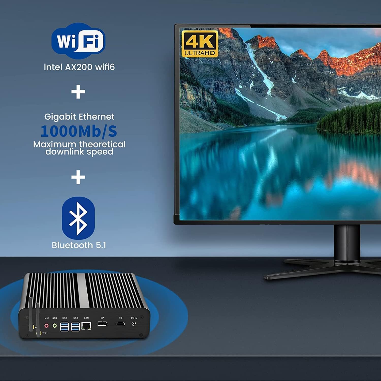 Безвентиляторный мини-ПК Parta – обзор и цена Pc Gaming Intel Core I7