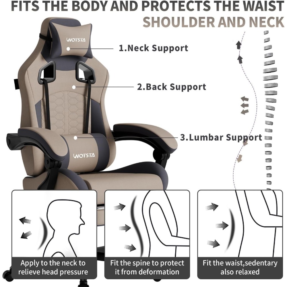 Эргономичное игровое кресло с  – обзор и цена Gaming Chair