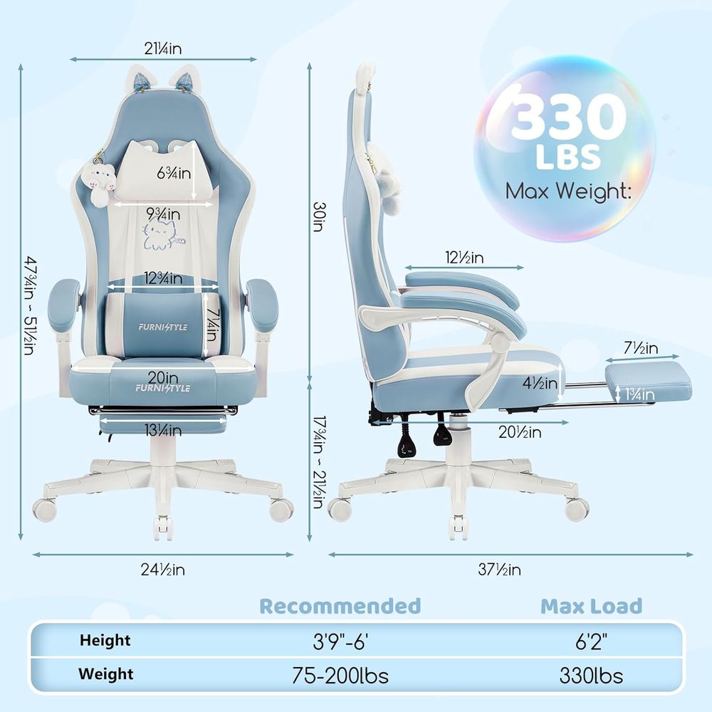 Эргономичное игровое кресло си – обзор и цена Gaming Chair